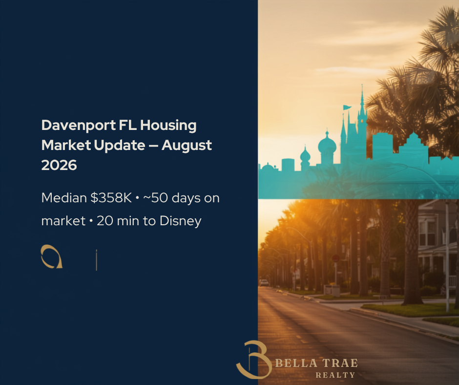 Davenport FL Housing Market Update — August 2026: Median Prices, Inventory & Disney-Area Demand